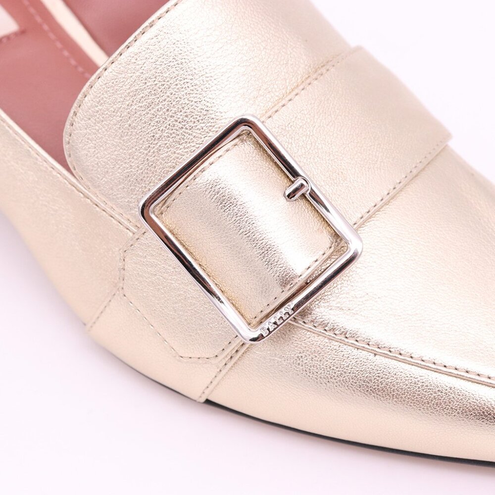 NWT - Bally Harumi Block Heel - Champagne👠 - Picture 8 of 12